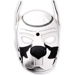 Puppy Play Dog Mask - Fox Terrier White