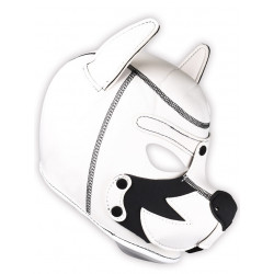 Puppy Play Dog Mask - Fox Terrier White