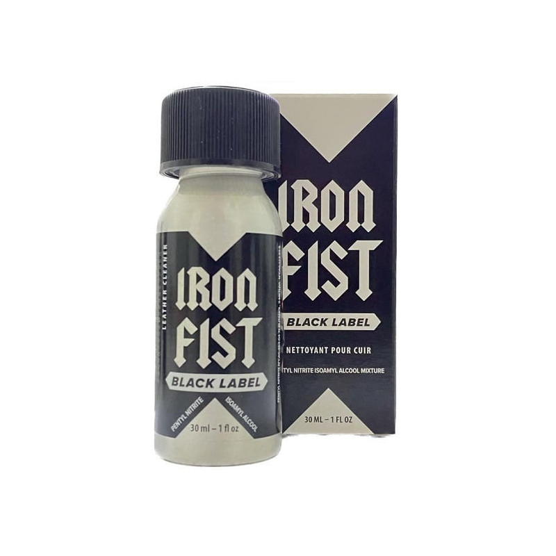 Poppers Iron Fist XL Leather Cleaner Black Label 30ml