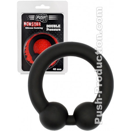 Push Monster - Double Pressure Silicone Cockring 45mm